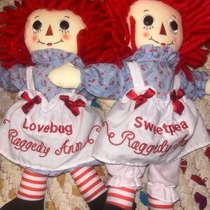 Raggedy Ann Dolls with Red Hair